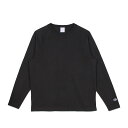 【最大1000円OFFクーポン配布中】 Champion T1011 RAGLAN LONG SLEEVE T-SHIRT チャンピオン Tシャツ 長袖 ロンT カットソー メンズ ブラック ホワイト グレー ネイビー パープル 黒 白 C5-Q401