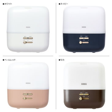 【最大1000円OFFクーポン】 PRISMATE プリズメイト 加湿器 超音波式 アロマオイル ナイトライト ディフューザー 370ml アロマミスト 卓上 一人暮らし ダブル抗菌 半永久抗菌 USB HF045