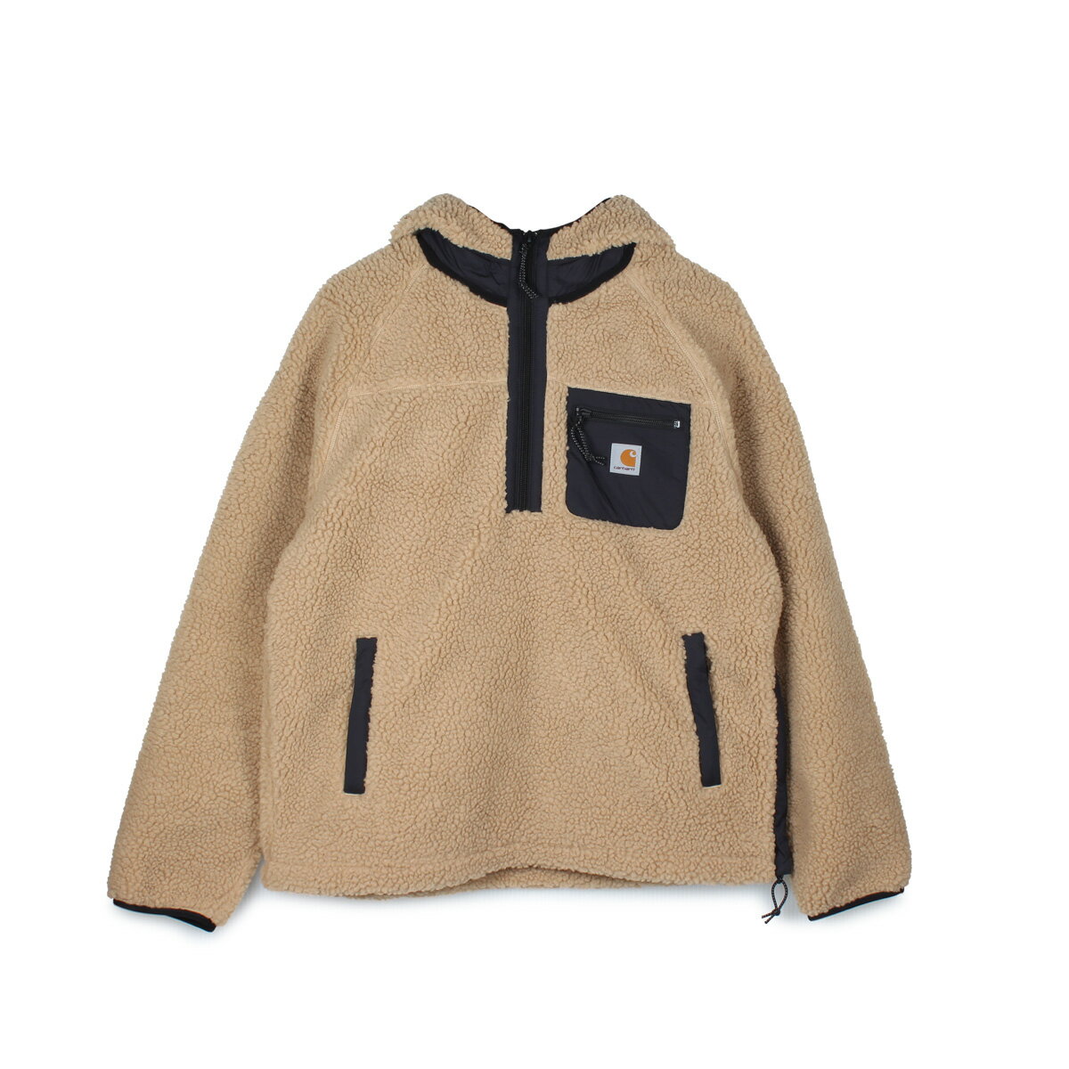 カーハート ボアジャケット メンズ 【最大1000円OFFクーポン配布中】 carhartt PRENTIS PULLOVER カーハート プレンティス プルオーバー ジャケット フリースジャケット ボアジャケット アウター メンズ レディース ブラック ホワイト ブラウン 黒 白 I027123