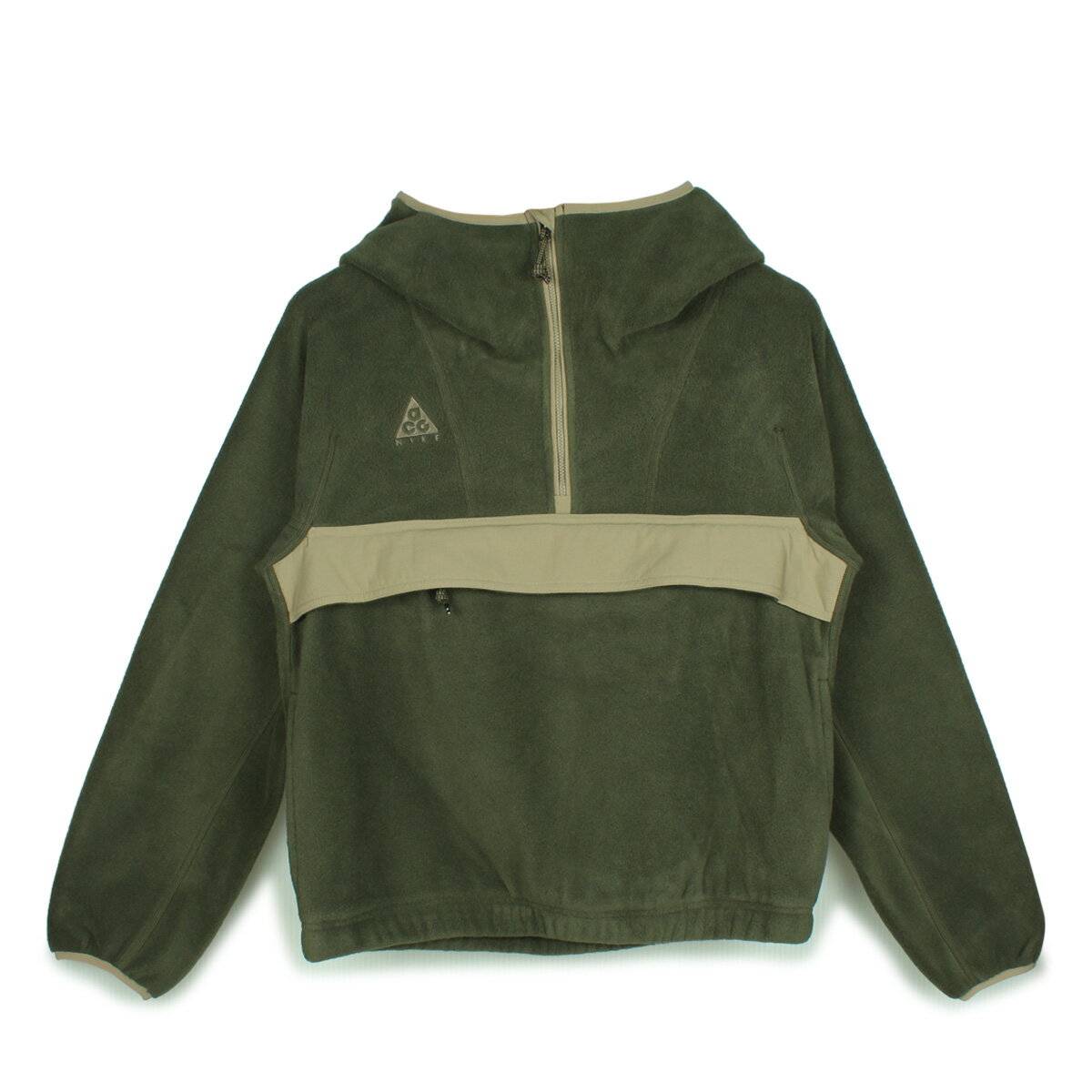 【最大1000円OFFクーポン配布中】 NIKE ACG AS W ACG M.FLEECE ANORAK ナイキ ジャケット フリースジャケット フーディー アウター メンズ レディース カーキ CU4115-325