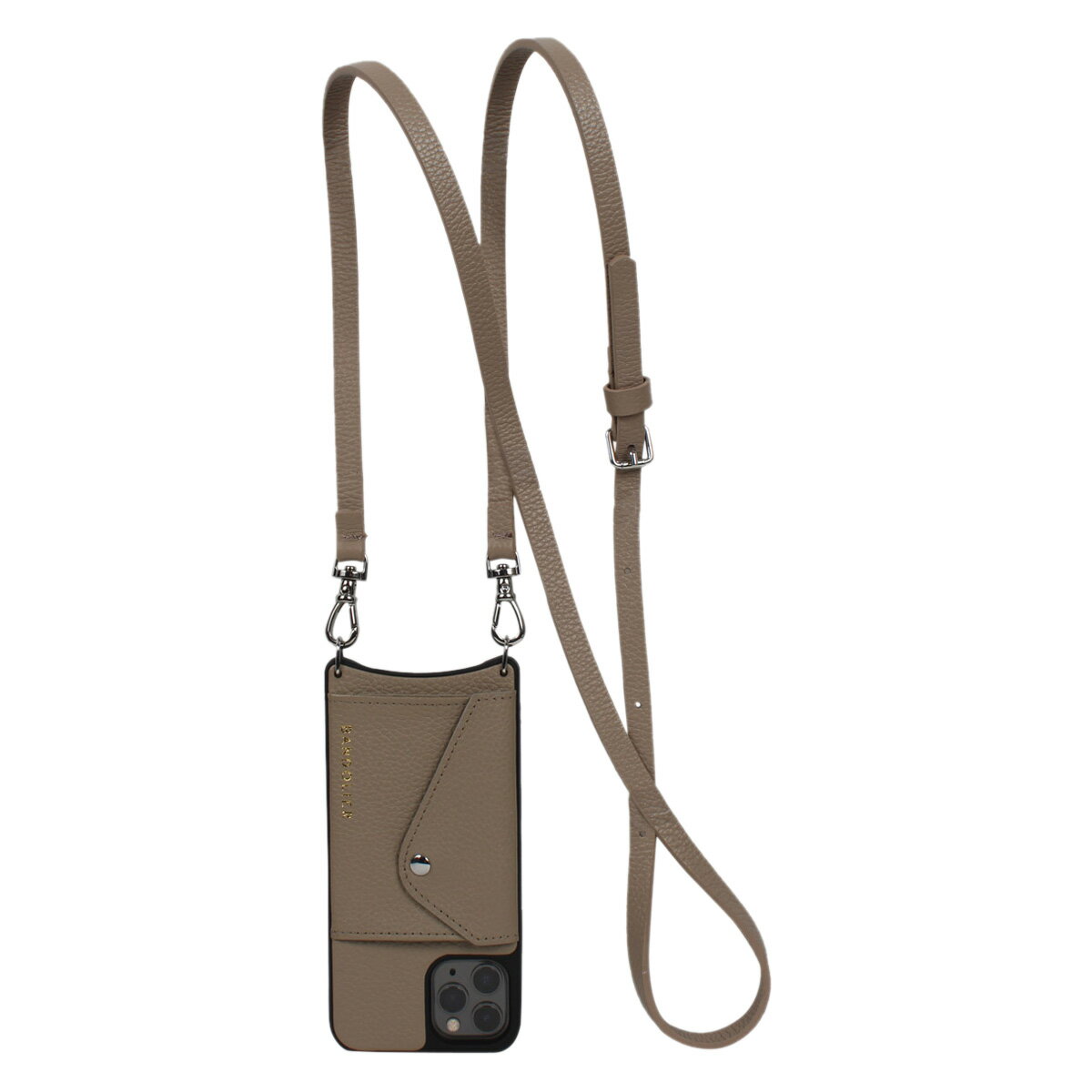 BANDOLIER DONNA SIDE SLOT LIGHT TAUPE バンドリヤー iPhone12 Pro MAX ケース スマホ 携帯 ショルダー アイフォン ドナー サイド スロット ライトトープ メンズ レディース 日本限定 ライト ブラウン 14DOBEGS