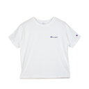 【最大1000円OFFクーポン配布中】 Champion SHORT SLEEVE T-SHIRT チャンピオン Tシャツ 半袖 レディース クルーネック ブラック ホワイト カーキ オフ ピンク 黒 白 CW-S303