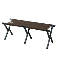 ogawa ALUMINUM COMPACT BENCH 3 オガワ アウトドアチェア 長椅子 アウトドアベンチ ロングベンチ いす 折りたたみ フォールディング 持ち運び CAMPAL JAPAN キャンパル ダーク ブラウン 1925