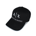 【最大1000円OFFクーポン配布中】 ARMANI EXCHANGE アルマーニエクスチェンジ キャップ 帽子 ベースボールキャップ メンズ レディース ブラック 黒 954039CC513