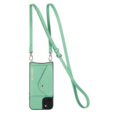 【最大600円OFFクーポン】 BANDOLIER DONNA SIDE SLOT LIGHT JADE バンドリヤー iPhone 12 Pro MAX ケース スマホ 携帯 ショルダー アイフォン ドナー サイド スロット ライトジェード メンズ レディース ライト グリーン 14DOLGNS