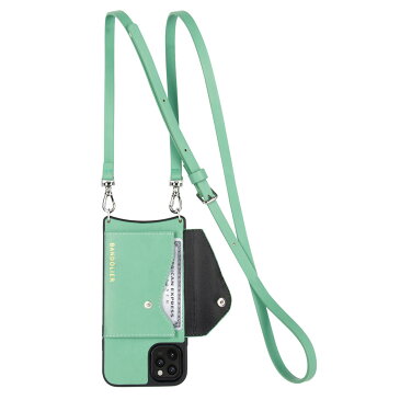 【最大600円OFFクーポン】 BANDOLIER DONNA SIDE SLOT LIGHT JADE バンドリヤー iPhone 12 Pro MAX ケース スマホ 携帯 ショルダー アイフォン ドナー サイド スロット ライトジェード メンズ レディース ライト グリーン 14DOLGNS
