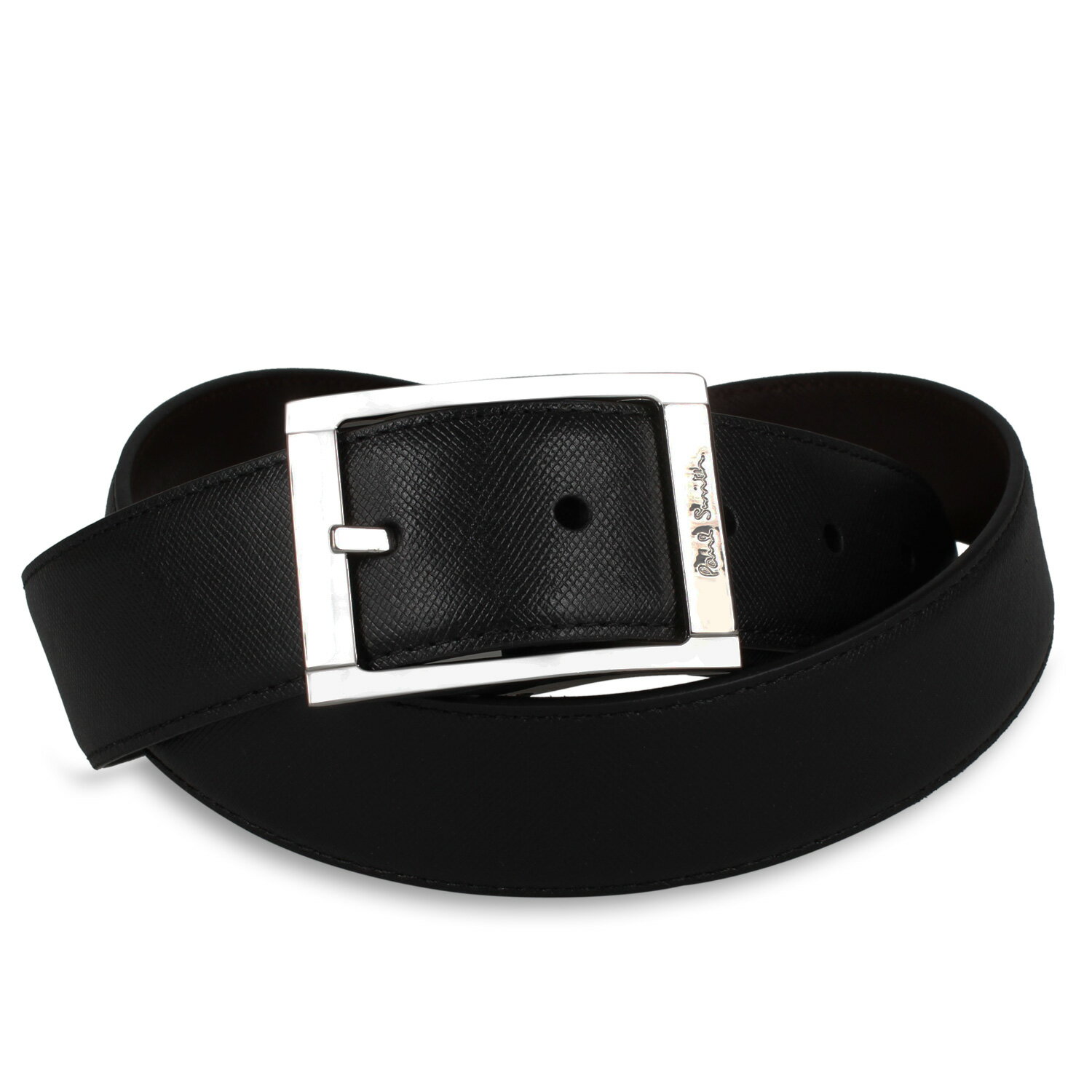 【最大1000円OFFクーポン】 Paul Smith BELT ポールスミス ベルト メンズ リバーシブル 本革 BELT ブラック ブラウン 黒 M1A4437ACUT