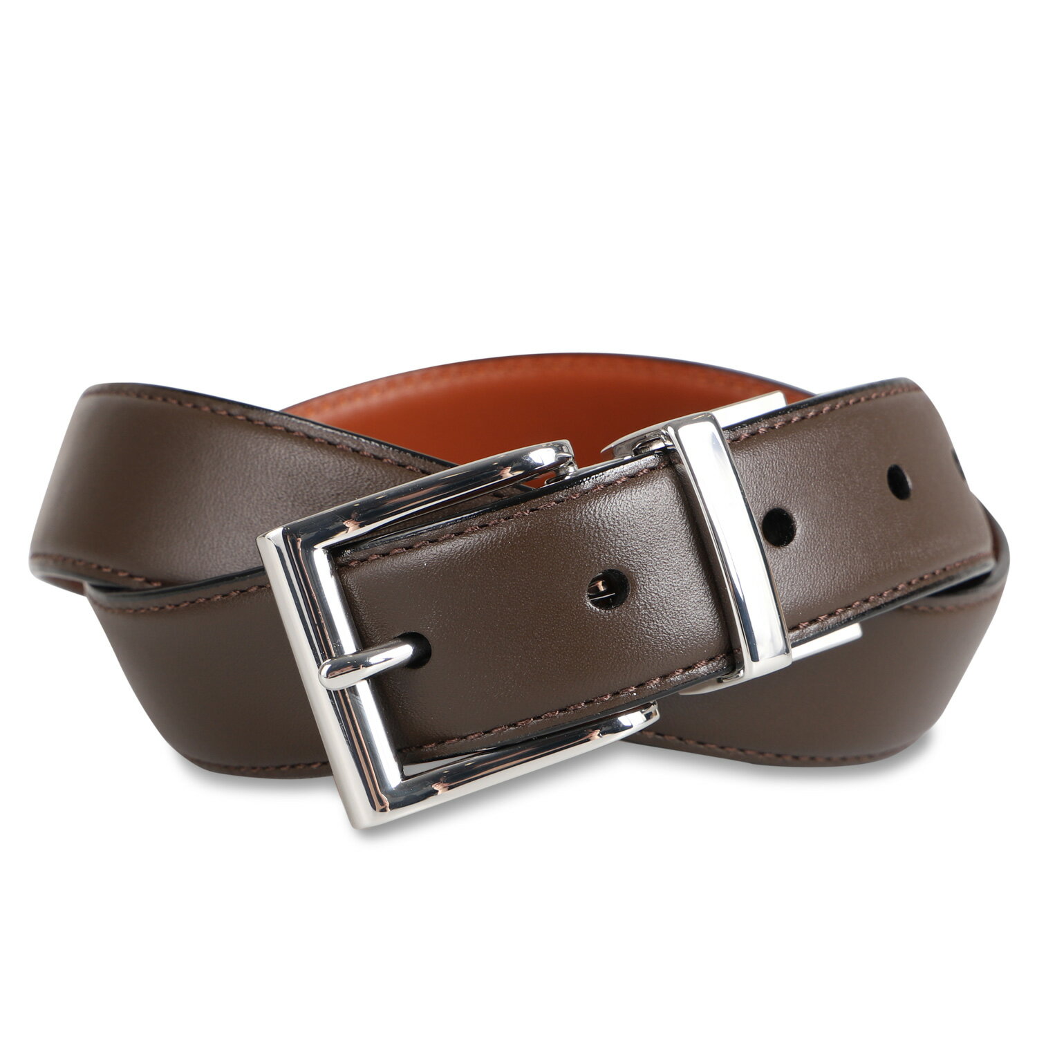 POLO RALPH LAUREN REVERSIBLE BELT ポロ ラルフローレン ベルト メンズ 本革 リバーシブル ブラウン 405761937-002