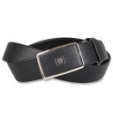 ダックス 【最大1000円OFFクーポン配布中】 DAKS LEATHER BELT ダックス ベルト メンズ 本革 ブラック ダークブラウン 黒 DB35711