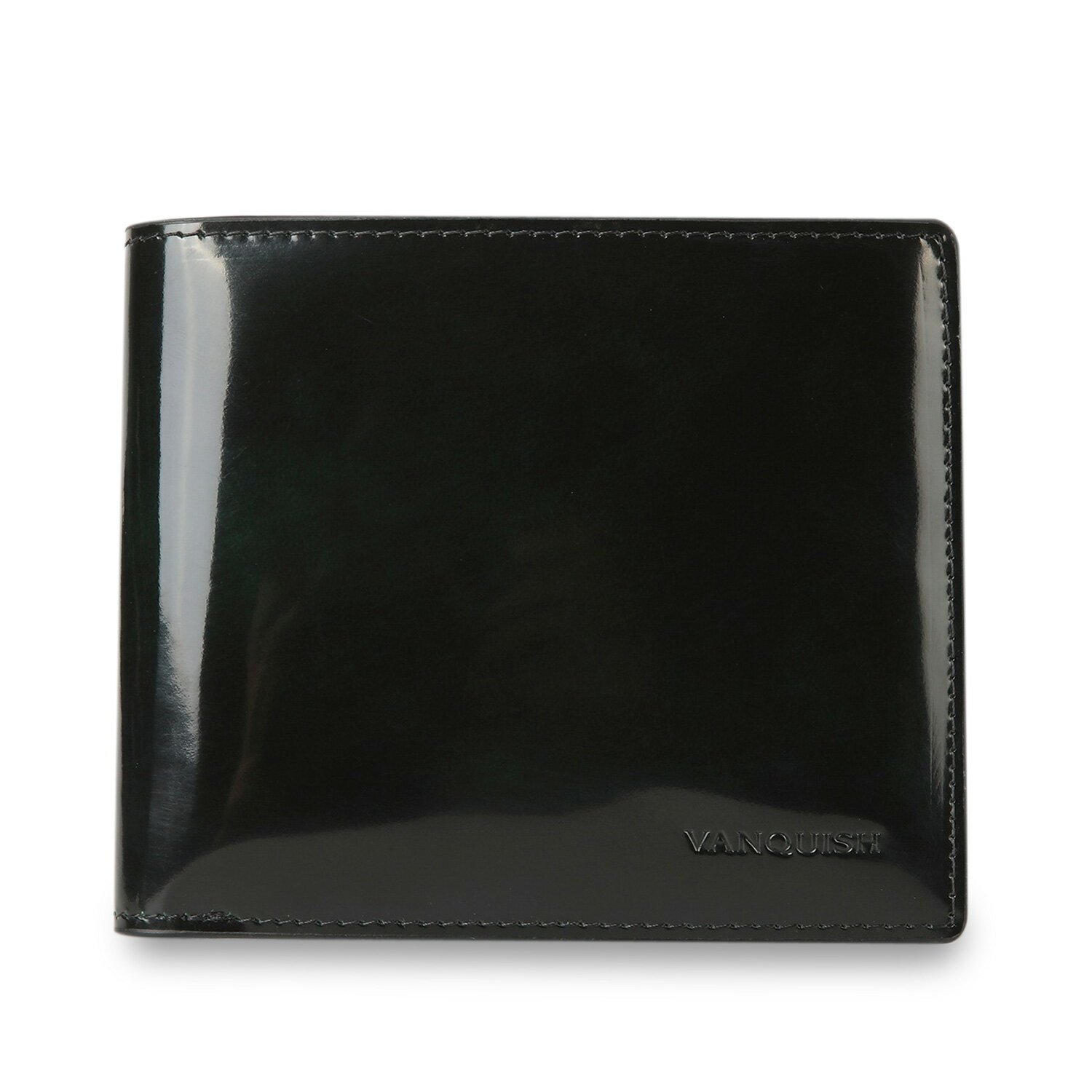 VANQUISH WALLET ヴァンキッシュ 二つ折り財布 メンズ 本革 グレー ネイビー ブラウン ワイン グリーン VQM-43170