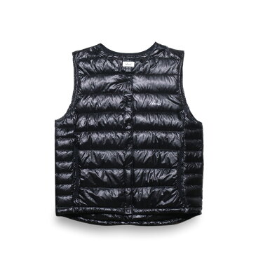 NANGA INNER DOWN VEST ナンガ インナーダウン ダウンベスト レディース ブラック ネイビー ベージュ カーキ ブラウン 黒