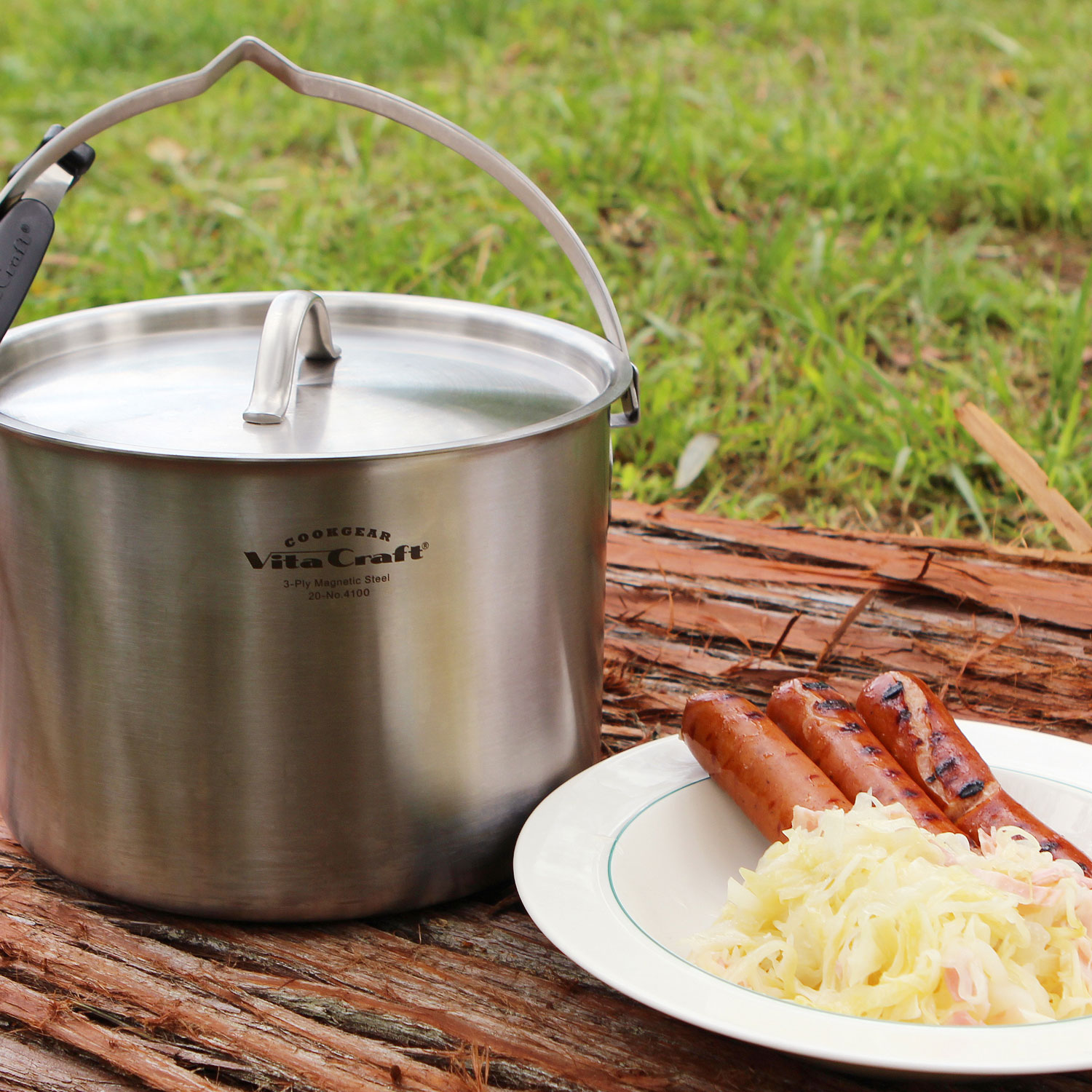 【特典付き】 Vita Craft ビタクラフト クックギア COOKGEAR ランドクッカーセット 調理器具セット 9点セット ステンレス IH対応 鍋 4100 noel-ange-10446232 ALLSPORTS サンプル画像3