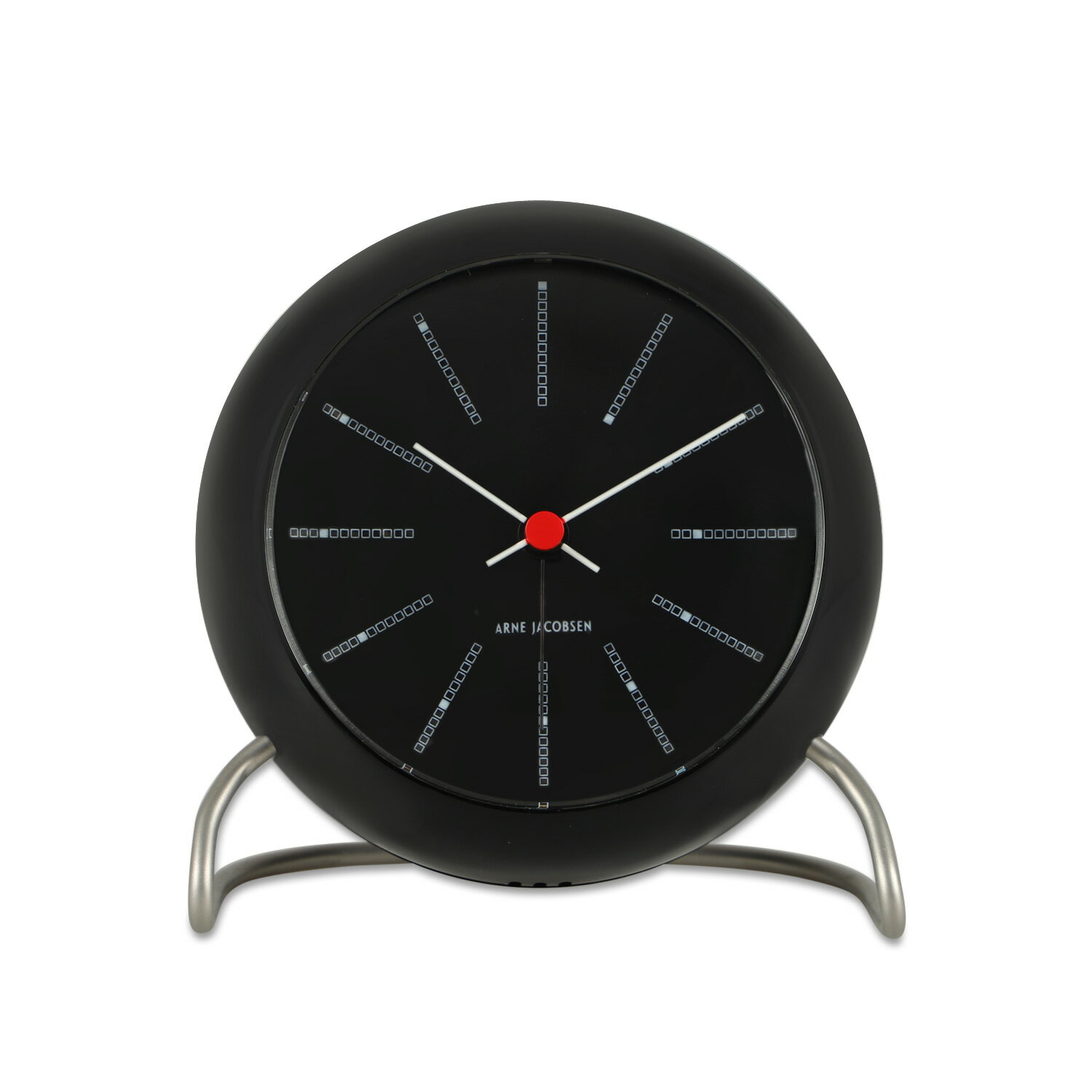 Arne Jacobsen BANKERS TABLE CLOCK アルネ ヤコブセン 置き時計 アナログ バンカーズ テーブル クロック ブラック 黒 43680