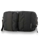 YSACCS vous et BOX PLEATS WAIST POUCH イザックヴーエ ボディバッグ ウエストポーチ レディース ブラック グレー ネイビー...