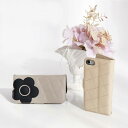 MARY QUANT PU QUILT LEATHER BOOK TYPE CASE マリークヮント iPhone SE 8 7 6 6s ケース スマホケース 携帯 アイフォン 手帳型 レディース マリクワ IPSE-MQ01