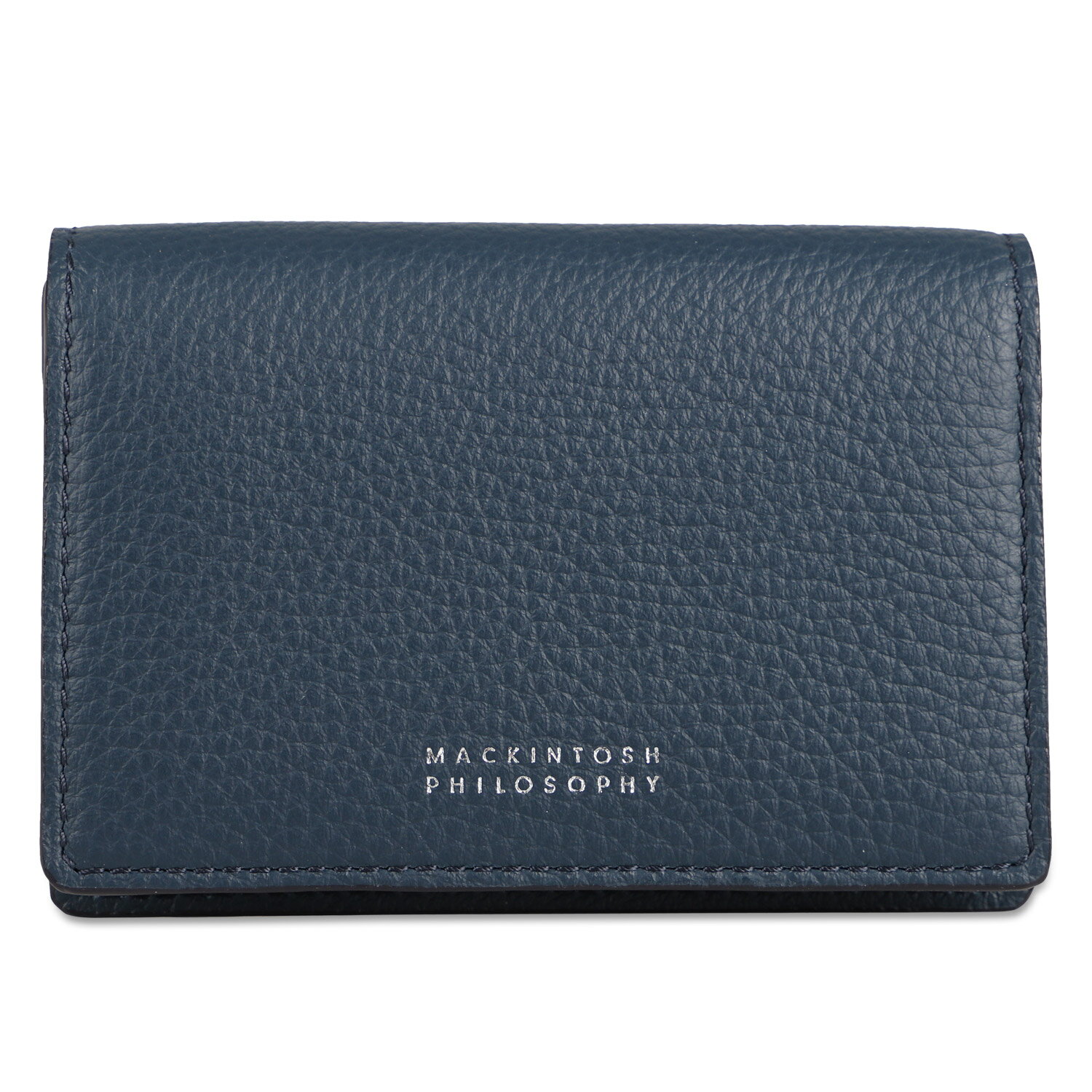 MACKINTOSH PHILOSOPHY CARD CASE マッキントッシュ フィロソフィー 名刺入れ カードケース パスケース メンズ グレンフィディック スリム 薄型 本革 ブラック ネイビー チョコ 黒 MAP-2075121