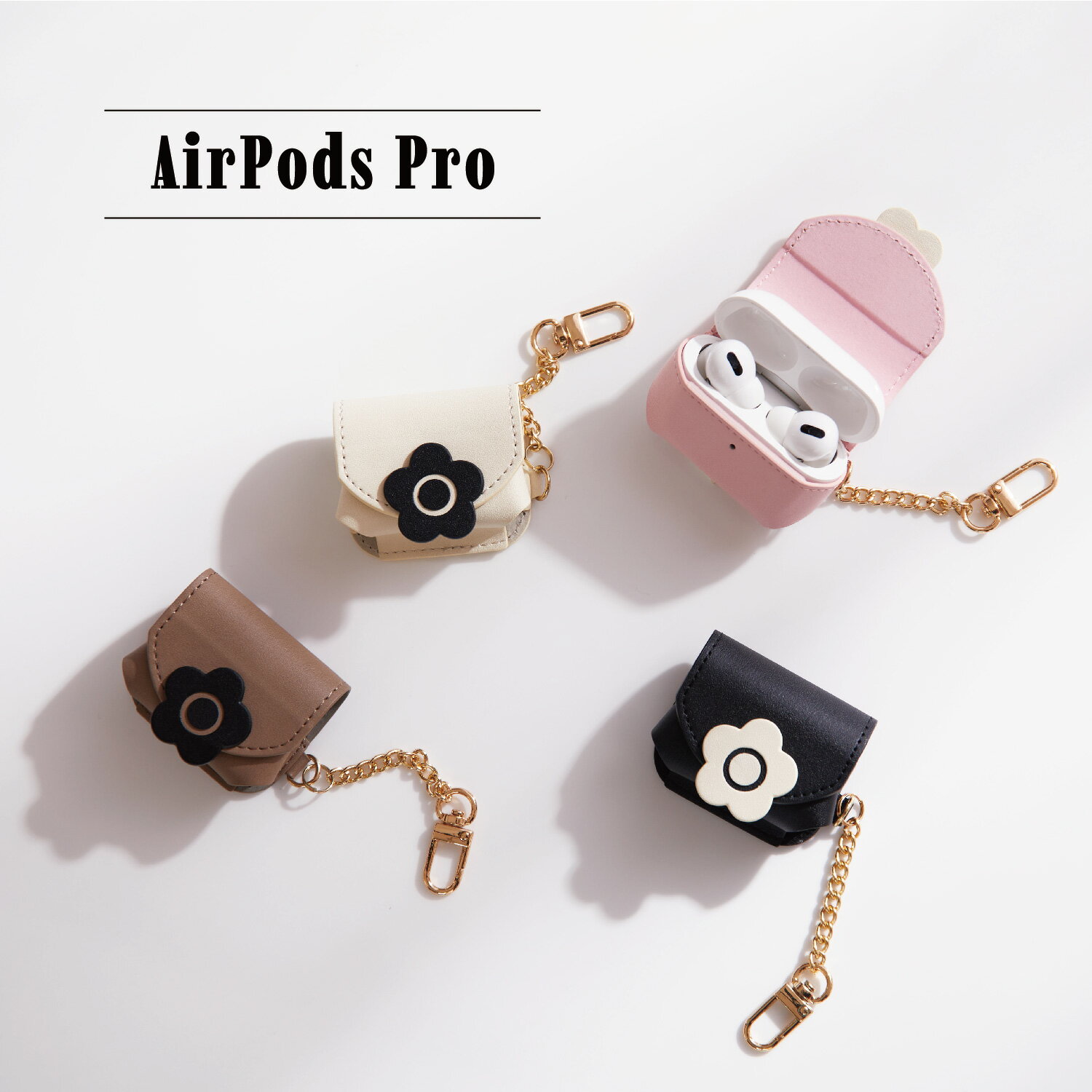 MARY QUANT PU LEATHER AIRPODS PRO CASE マリークヮント エアーポッズプロ AirPods Proケース カバー レディース...