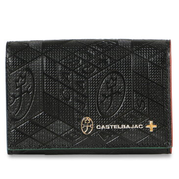 【最大1000円OFFクーポン配布中】 CASTELBAJAC TATIN SERIES CARD CASE カステルバジャック カードケース 名刺入れ 定期入れ タタン メンズ レディース 本革 ブラック 黒 67613