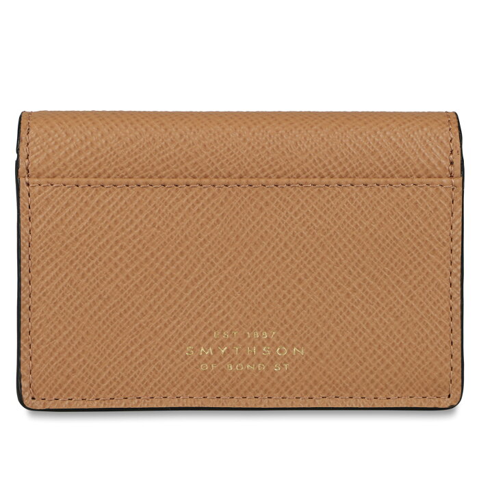 SMYTHSON スマイソン カードケース パナマ フォールド ケース メンズ レディース 本革 PANAMA FOLDED C CASE P STUD ブラック グレー ネイビー ブラウン ブルー ベージュ 黒