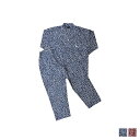 楽天ALLSPORTS【最大1000円OFFクーポン配布中】 adabat TAILORED PAJAMAS アダバット ルームウェア 部屋着 パジャマ セットアップ ナイトウェア 長袖テーラードパジャマ メンズ 前開き 長袖 上着 ネイビー レッド 0013-80