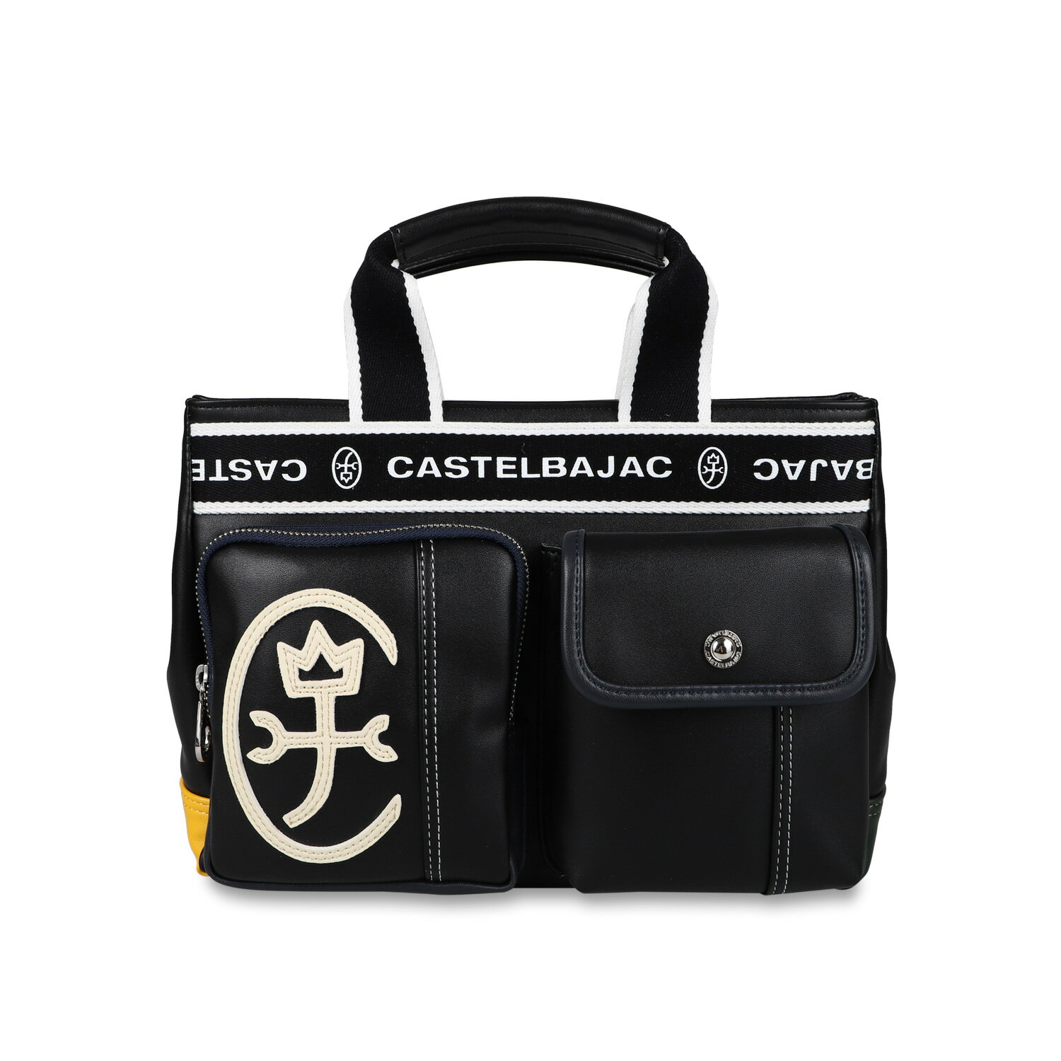 CASTELBAJAC DOMINE SERIES DRIVING TOTE カステルバジャック バッグ ハンドバッグ ドミネ メンズ レディース ブラック ホワイト 黒 白 24511