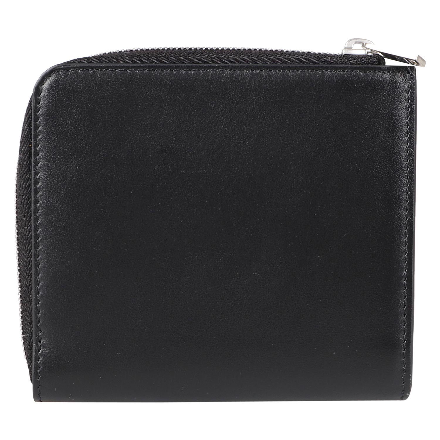 JIL SANDER CREDIT CARD PURSE ジルサンダー 財布 カードケース 名刺入れ 定期入れ クレジットカード パース メンズ 牛革 L字ファスナー ブラック 黒 JSMU840075 MUS00008N