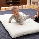 mofua BABY MAT モフア ベビーマット マットレス 68×120cm キルトカバー付き 洗える CLOUD柄 362514