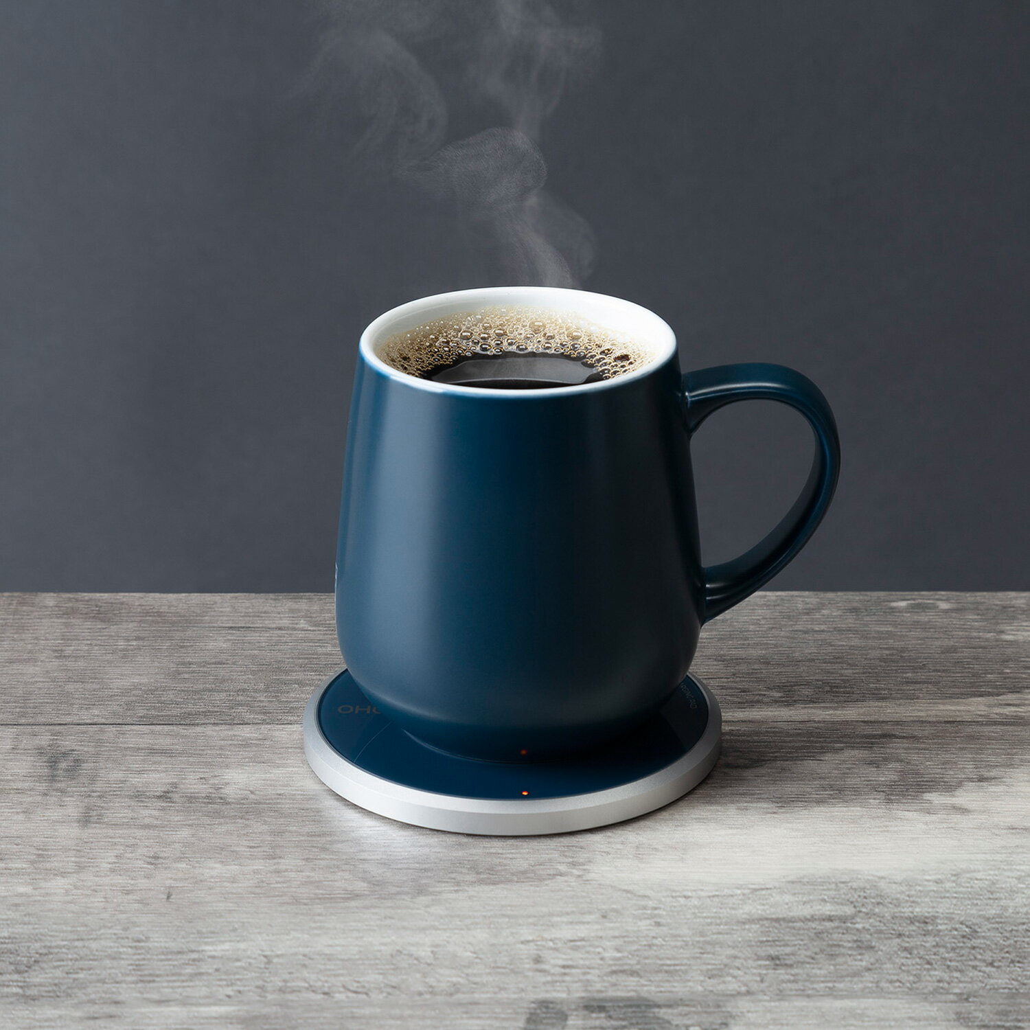 Ui Mug ウィマグ 保温マグカップ コーヒーカップ 355ml ワイヤレス充電器 Qi充電 ファインセラミック