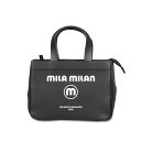 【最大1000円OFFクーポン配布中】 mila milan CORSO MINI TOTE BAG ミラ・ミラン トートバッグ ハンドバッグ コルソ メンズ レディース 撥水 ブラック ホワイト 黒 白 250501