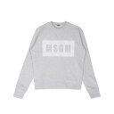 【最大1000円OFFクーポン配布中】 MSGM BOX LOGO LONG SLEEVED SHIRTS エムエスジーエム トレーナー スウェット ボックスロゴ ロングスリーブ シャツ レディース グレー 2441MDM96