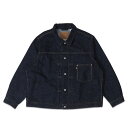 【最大1000円OFFクーポン配布中】 LEVIS TYPE 1 TRUCKER JACKET リーバイス Gジャン ジャケット トラッカージャケット メンズ ジージャン アウター インディゴ A3174-0002