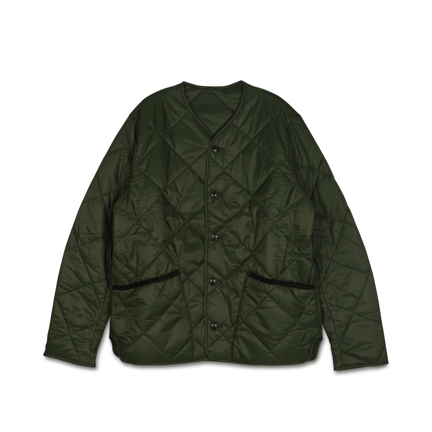 Barbour LIDDESDALE CARDIGAN QUI LT バブアー キルティングジャケット アウター リッズデイル カーディガン キルト メンズ カーキ MQU1562SG51