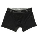 【最大1000円OFFクーポン配布中】 carhartt COTTON TRUNKS カーハート ボクサーパンツ 下着 インナー アンダーウェア メンズ 前閉じ ブラック 黒 I029375