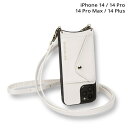 【最大1000円OFFクーポン配布中】 BANDOLIER DONNA SIDE SLOT WHITE バンドリヤー iPhone 14 14Pro iPhone 14 Pro Max iPhone 14 Plus ケース スマホケース 携帯 ショルダー アイフォン メンズ レディース 14DON