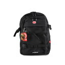 DOMDOM BACKPACK ドムドム リュック バッグ バックパック メンズ レディース 30L 撥水 大容量 ブラック 黒 DM002(4)