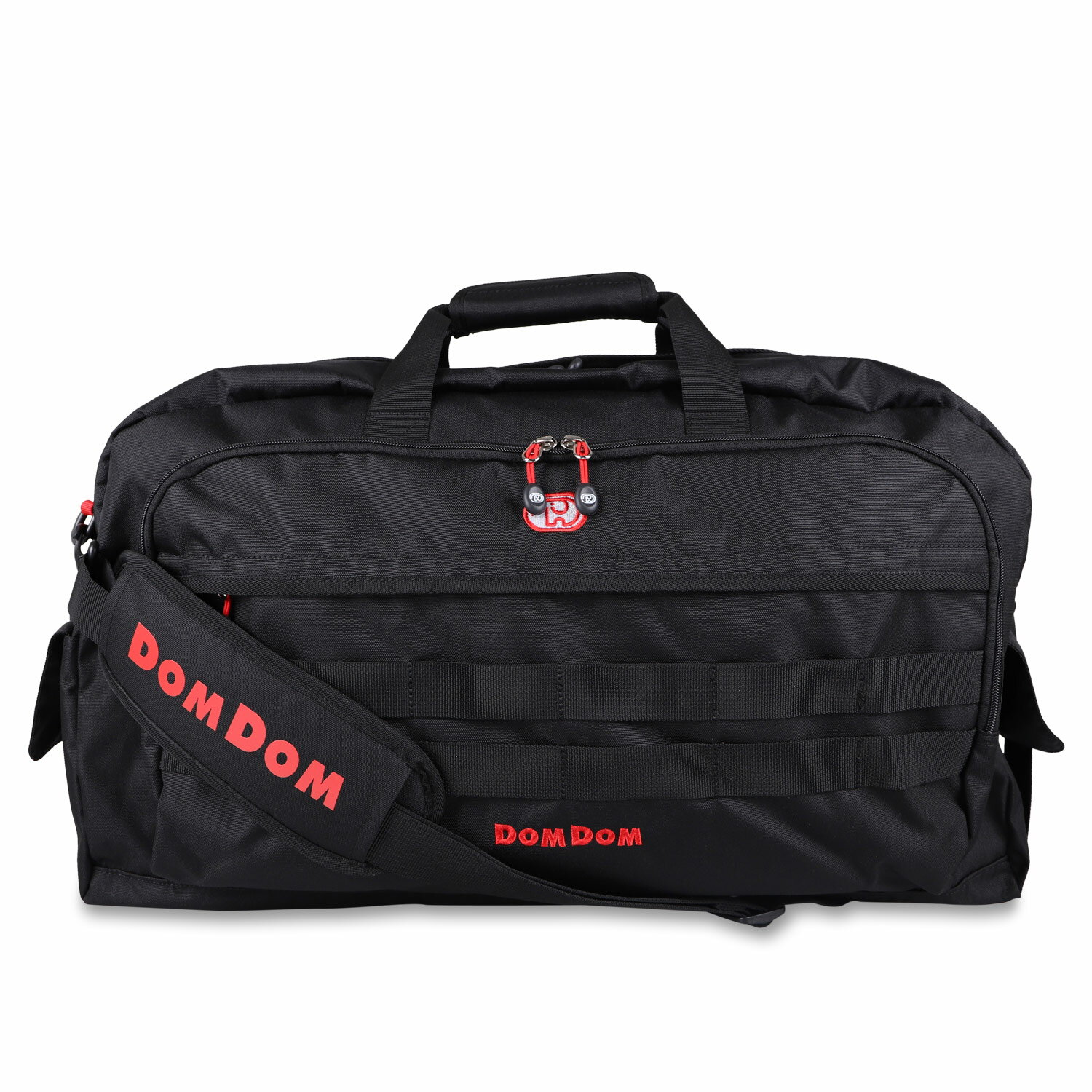 【最大1000円OFFクーポン配布中】 DOMDOM BOSTON BAG ドムドム ボストンバッグ ショルダーバッグ メンズ レディース 50L 撥水 大容量 ブラック 黒 DM011のサムネイル