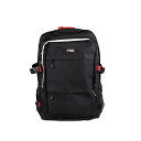 FILA BACKPACK フィラ プレジオ リュック バッグ バックパック メンズ レディース 35L 撥水 大容量 ブラック 黒 7748