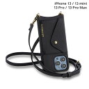 BANDOLIER DONNA SIDE SLOT BLACK GOLD バンドリヤー スマホショルダー スマホケース iPhone 13 mini iPhone 13 13Pro iPhone 13 Pro Max アイフォン メンズ レディース ブラック 黒 14DON