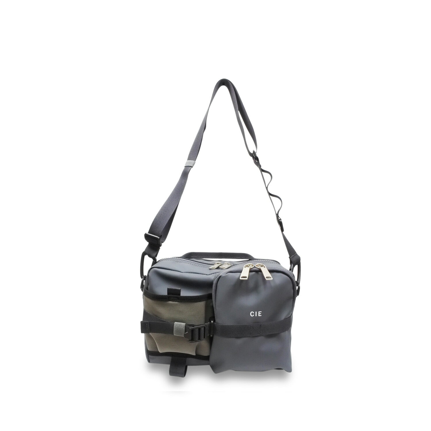 CIE GRID3 SHOULDER BAG-03 シー ショルダーバッグ グリッド3 メンズ レディース 肩掛け 防水 撥水 ブラック グレー カーキ 黒 32065