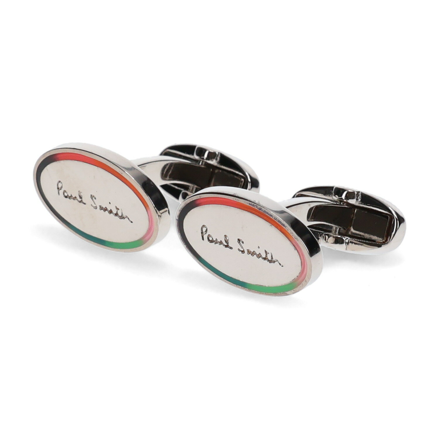 【最大1000円OFFクーポン配布中】 Paul Smith CUFFLINK LGO OVAL ポールスミス カフスボタン カフリンクス メンズ ブランド マルチカラー シルバー M1A-CUFF-HLOVAL