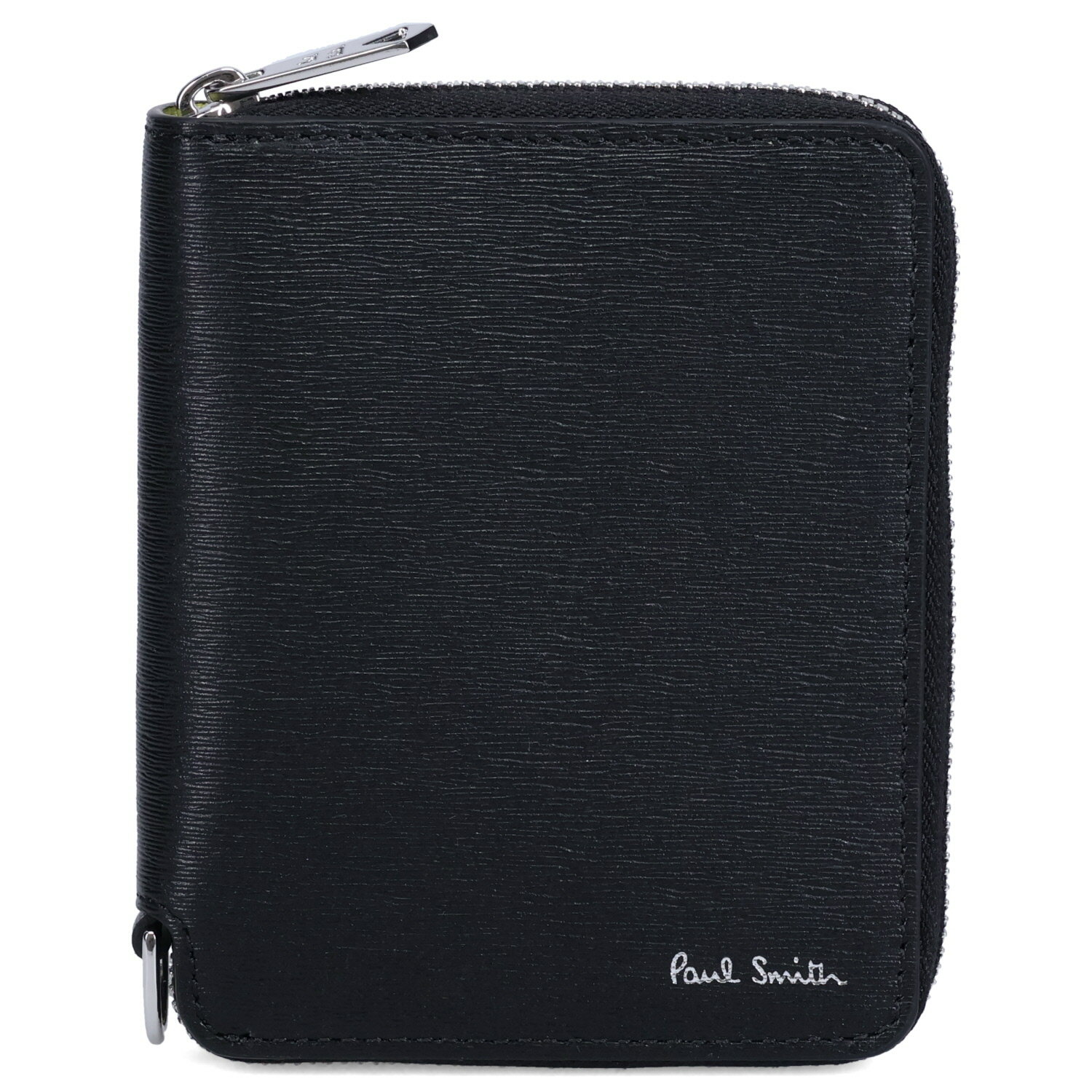 ポールスミス 二つ折り財布（メンズ） Paul Smith WALLET ZIP BFOLD ポールスミス 財布 二つ折り財布 メンズ 本革 ラウンドファスナー ブラック 黒 M1A-6702-KSTRGS