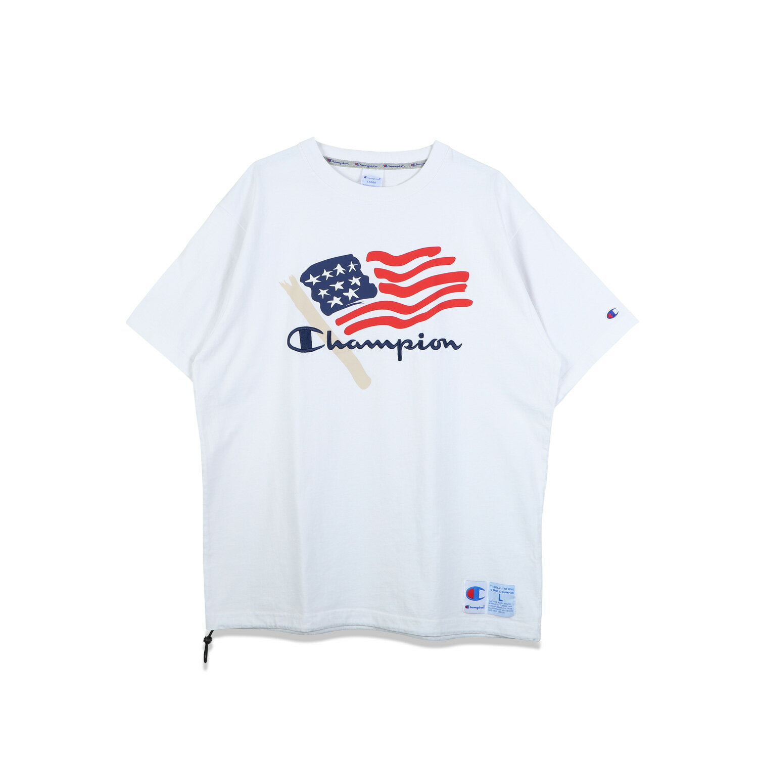 Champion SHORT SLEEVE T-SHIRT ԥ T Ⱦµ  ֥å ۥ磻 졼 ꡼   C3-X322