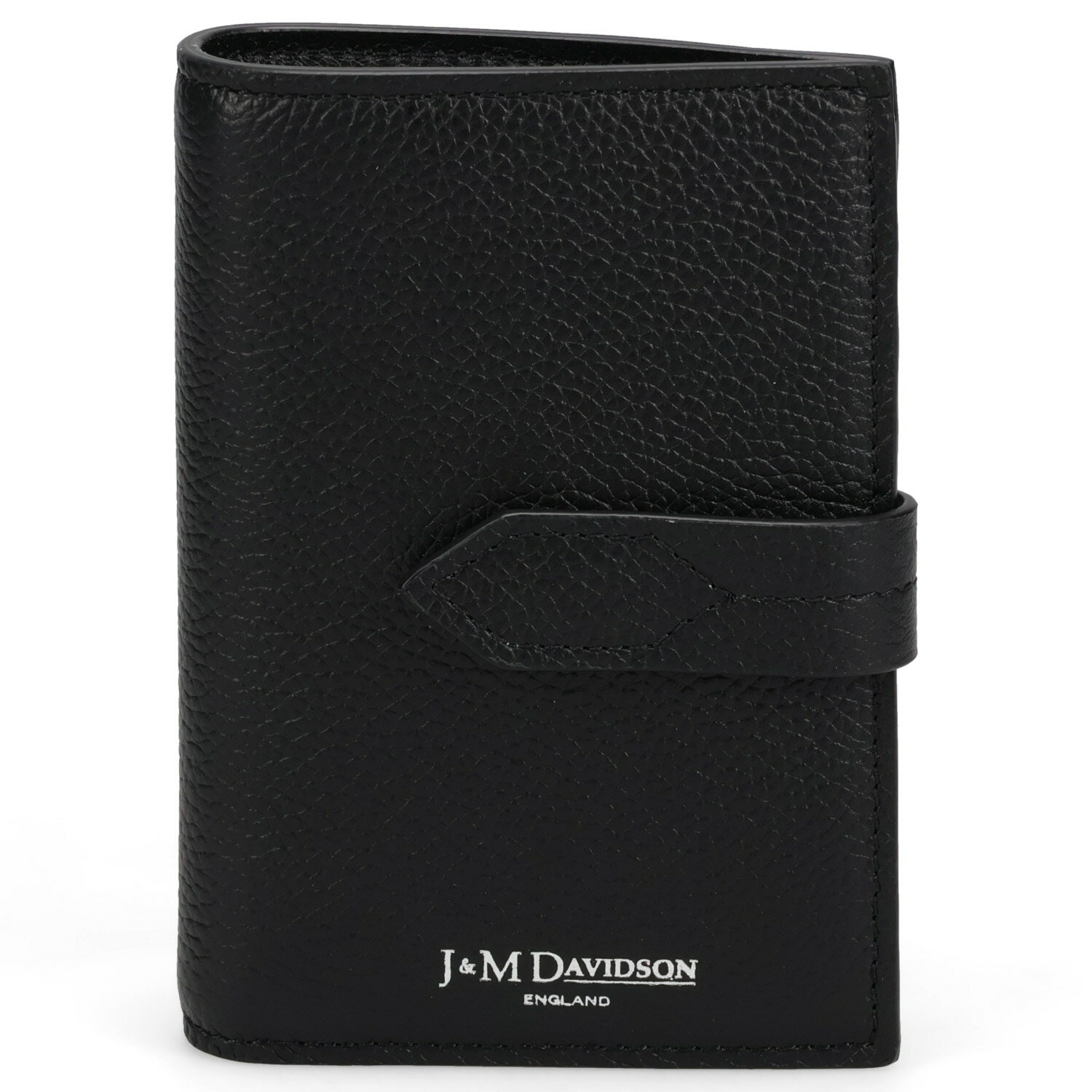 J&M DAVIDSON LOSANGE FOLD WALLET ジェイアンドエムデヴィッドソン 財布 二つ折り ロサンジ フォルド ウォレット メンズ レディース ブラック 黒 SLSF-0XX-SGSC