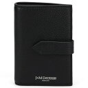 【最大1000円OFFクーポン配布中】 J&M DAVIDSON LOSANGE FOLD WALLET ジェイアンドエムデヴィッドソン 財布 二つ折り ロサンジ フォルド ウォレット メンズ レディース ブラック 黒 SLSF-0XX-SGSC