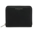 【最大1000円OFFクーポン配布中】 J&M DAVIDSON SMALL ZIP WALLET ジェイアンドエムデヴィッドソン 財布 ミニ財布 スモール ジップ ウォレット メンズ レディース ラウンドファスナー ブラック 黒 SSZW-0XX-SCXX