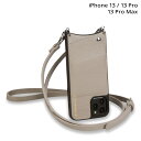 BANDOLIER EMMA GREIGE バンドリヤー iPhone 13 13Pro iPhone 13 Pro Max スマホ ストラップ スマホショルダー ストラップ スマホケース 携帯 ショルダー アイフォン エマ グレージュ メンズ レディース 10EMM