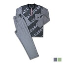 【最大1000円OFFクーポン配布中】 adabat HENLEY NECK KNIT SETUP アダバット ルームウェア 部屋着 パジャマ ヘンリーネックニ...