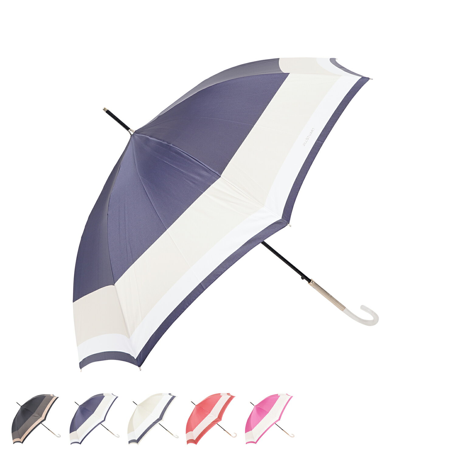 ジル スチュアート 傘 JILLSTUART UMBRELLA ジルスチュアート 雨傘 長傘 レディース 60cm ブラック ネイビー ベージュ レッド ピンク 黒 1JI11049 母の日