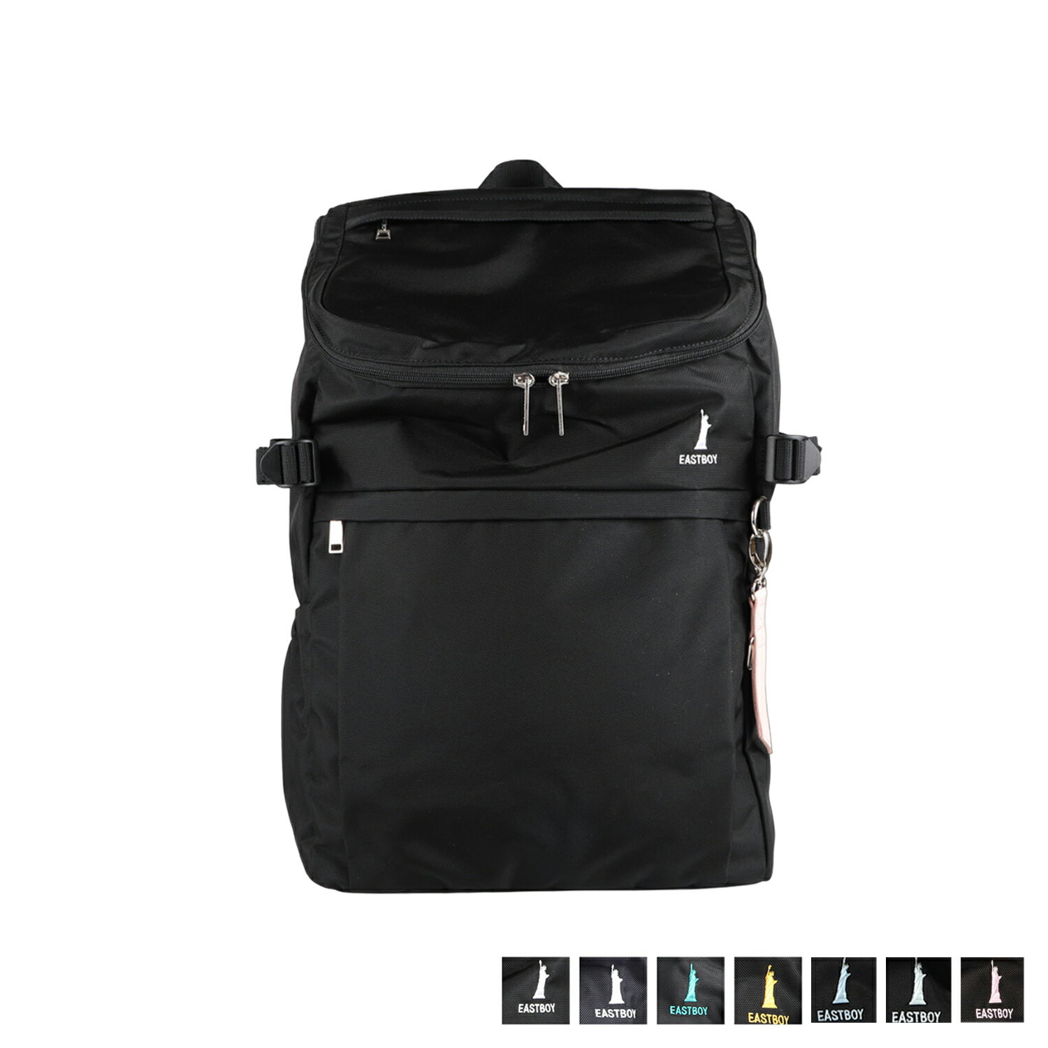 EAST BOY BACKPACK イーストボーイ リュック バッグ バックパック プランタン メンズ レディース 30L 大容量 軽量 撥水 通学 ブラック 黒 EBA44
