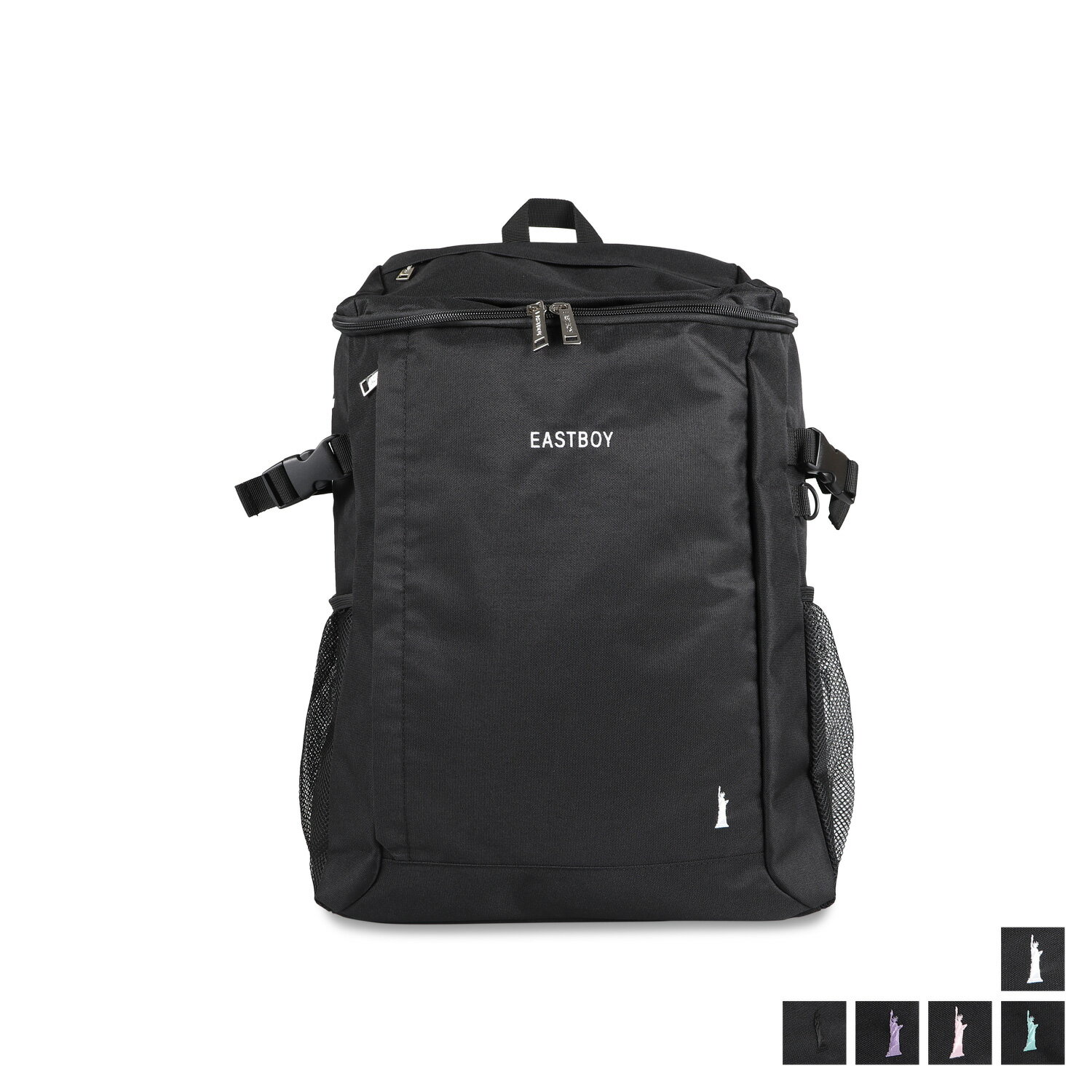 EAST BOY BACKPACK イーストボーイ リュック バッグ バックパック スプラウト メンズ レディース 30L 大容量 軽量 撥水 通学 ブラック 黒 EBA56